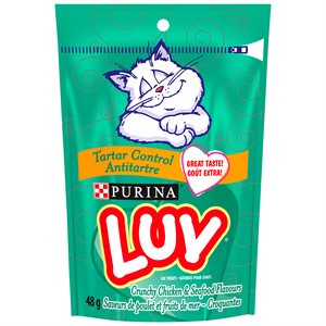 LUV® Tartar Control Crunchy Chicken & Seafood Flavours Cat Treats