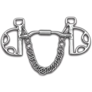 Myler level 2 Kimberwick with Stainless Steel Low Port Comfort Snaffle