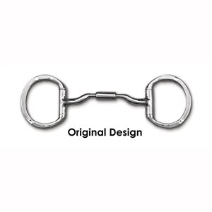 Myler level 2 Eggbutt with Hooks with Stainless Steel Low Port Comfort Snaffle