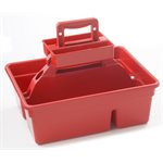 DuraTote Stool and Tote Box - Red