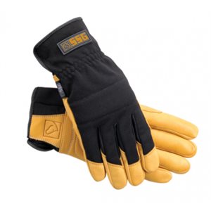 SSG Ride'N Ranch gloves - Black and Tan