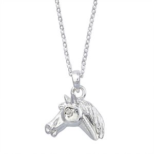 AWST Necklace with Cowboy Hat Gift Box - Horse Head