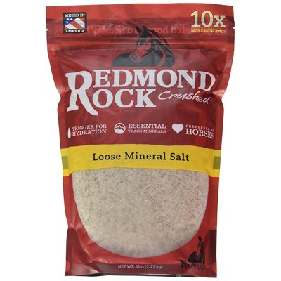 Redmond Rock Crushed Loose Mineral Salt 5lbs