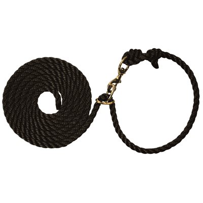 Weaver Livestock Adjustable Poly Neck Rope - Black