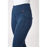 Pantalon d'Équitation d'Hiver Fond Silicone B Vertigo Evelina pour femme - Bleu Reflecting Pond