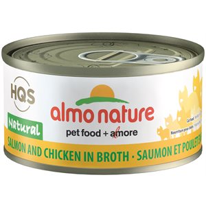 Almo Nature Natural Salmon & Chicken in Broth Wet Cat Food