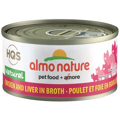 Almo Nature Natural Chicken & Liver in Broth Wet Cat Food
