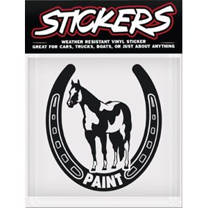 Vinyl Sticker - Paint Horseshoe