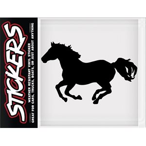 Vinyl Stricker - Galloping Horse