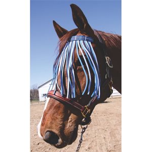 Browband Fly Veil - Navy