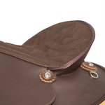 Wintec Youth Round Skirt Western Saddle - Brown