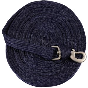 Cushion Web Lunge Line with Rubber Stopper - Navy