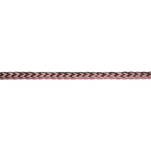 Braided Poly Knotted Roping Reins - Brown / Pink