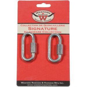Western Rawhide Zinc Plated Quick Link - 2 / Pack