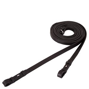 BR 16mm Leather & Rubber Reins