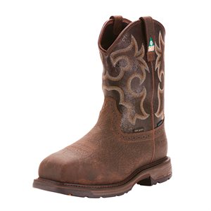 Botte Western Ariat de Travail ''Workhog CSA H2O Insulated Comp Toe'' pour Homme