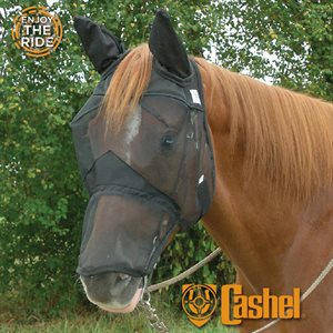 Quiet Ride Fly Mask - Long Nose With Ears