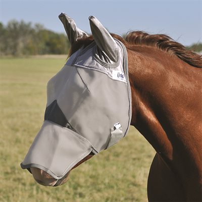 Crusader Fly Mask Long Nose with Ears 