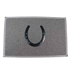 Silverline rubber door mat - Horseshoe