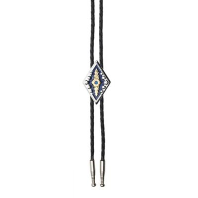 AndWest bolo tie - Diamond with beads