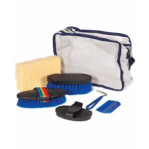 Junior grooming kit in a mesh bag