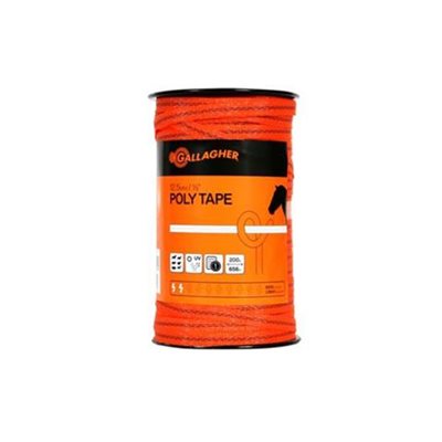 Ruban PolyTape Orange ½'' 200m Gallagher