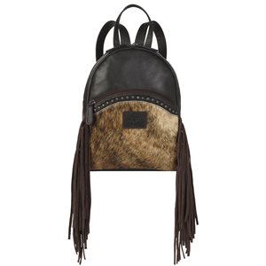 Ariat Scarlett backpack - Calf hair, leather and fringes