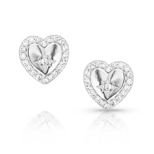 Montana crystal earrings - Love in my heart