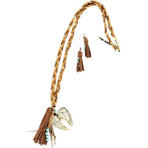  M&F Western Wings and Fringe jewelry set - #29058