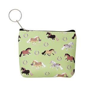 AWST Puff Pony coin purse - Lime green