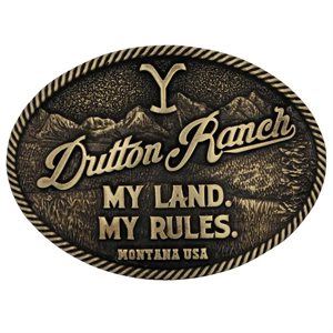 Montana Attitude belt buckle - My Rules