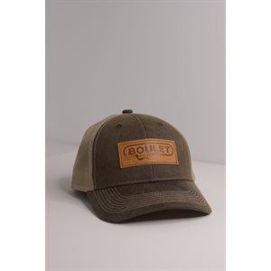 Boulet cap - Rustic brown and beige