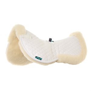 Nuumed HiWither Half Pad with Memory Foam & Rolled Edge - White