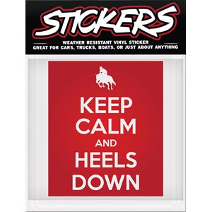 Vinyl Sticker - Keep Calm & Heels Down