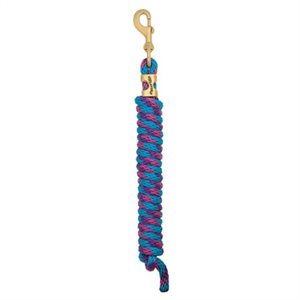 Weaver Poly Lead Rope - Hurricane blue, pink fusion and purple jazz