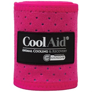 Weaver CoolAid Equine Icing and Cooling Polo Wraps - Pink