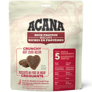 Acana Crunchy Beef Liver High-Protein Dog Biscuits