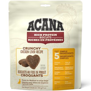 Acana Crunchy Chicken Liver High-Protein Dog Biscuits