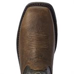 Ariat Men's WorkHog Wide Square Toe MetGuard CSA Composite Toe Work Boot - Ridge Brown & Moss Green