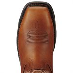 Ariat Men's WorkHog Wide Square Toe CSA Waterproof Composite Toe Work Boot - Dark Copper