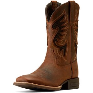 Ariat Men's Cowpuncher VentTEK Western Boot - Brown Oiled Rowdy
