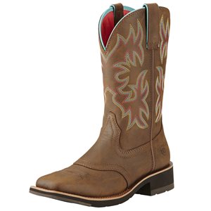 Ariat Ladies Delilah Western Boots - Toasted Brown