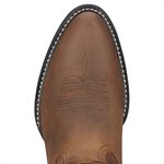 Botte Western Ariat Heritage R Toe pour Homme - Distressed Brown
