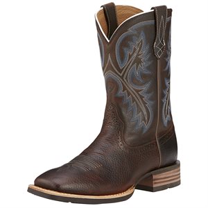 Ariat Men's Quickdraw Western Boots - Brown Oiled Rowdy