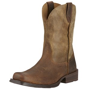 Botte Western Ariat Rambler pour Homme - Earth & Brown Bomber