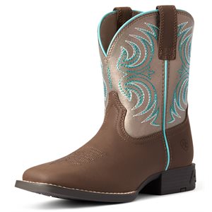 Ariat Kid's Storm Western Boot - Rich Clay