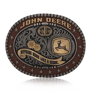 Montana Attitude John Deere Trophy Belt Buckle
