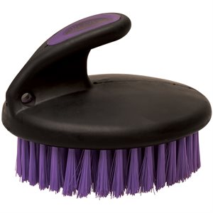 Weaver Palm-Held Soft Bristles Brush - Purple & Black
