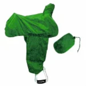 Can-Pro western nylon saddle cover with fenders - Green