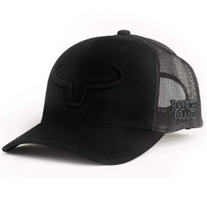 Ranch Brand Rancher Cap - Black with Black Logo